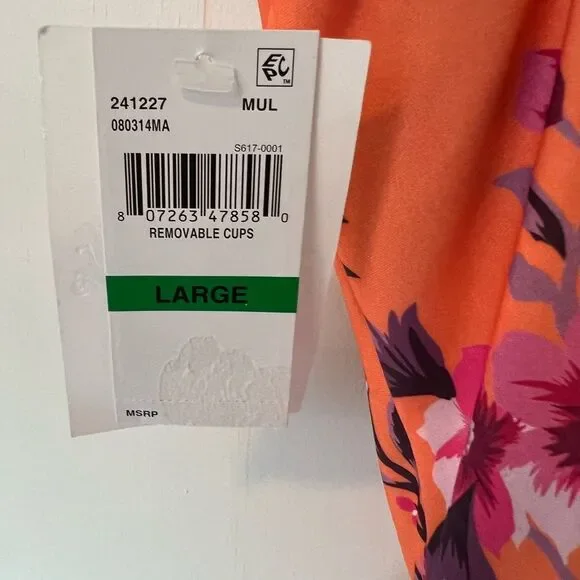 Becca by Rebecca Virtue one shoulder floral print one piece swimsuit - Picture 3 of 4